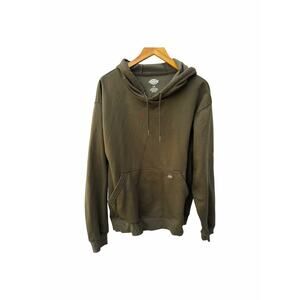 Dickies Brown Hoodies & Sweatshirts Olive Green Pullover Hoodie Large
